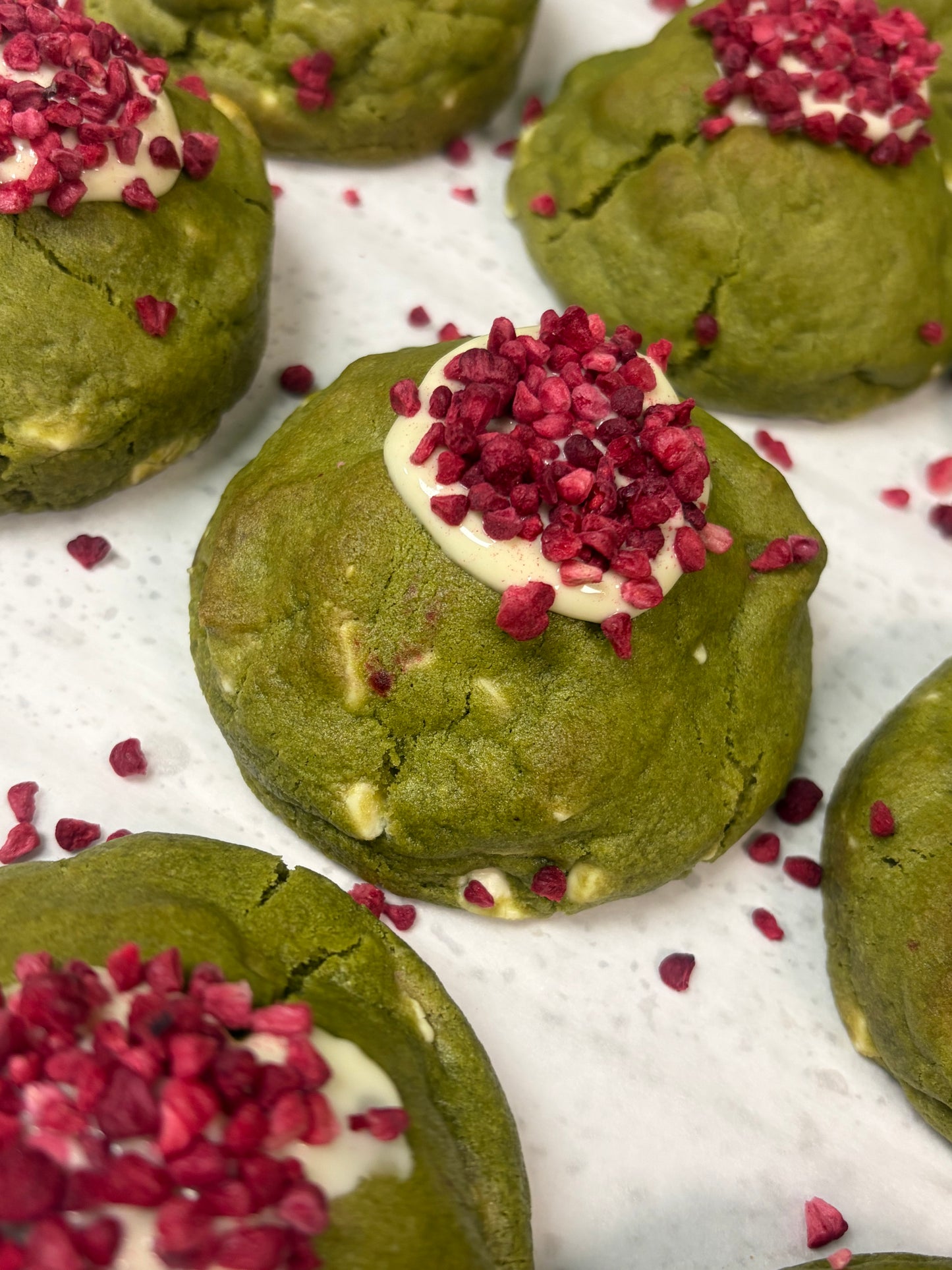 Matcha framboises